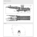 179KW Diesel Engine 3-boom Rock Tunneling Rig